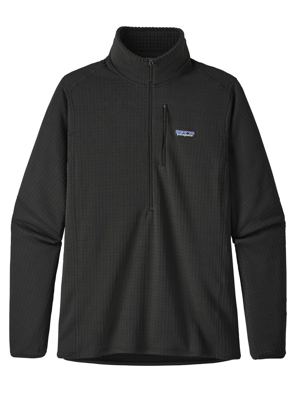 Patagonia R1 Men's Small Black Quarter-Zip Fleece Pullover